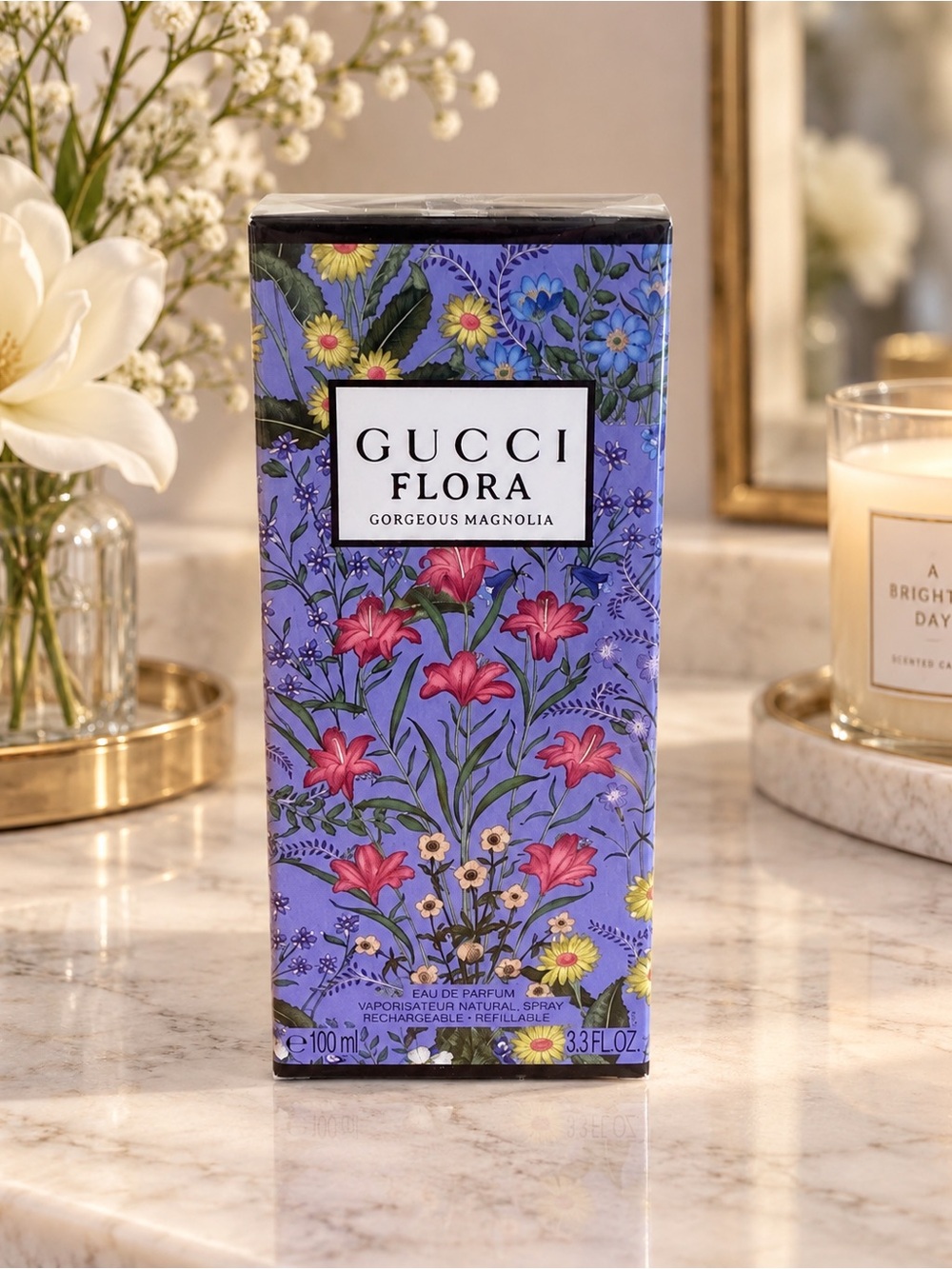 Gucci Flora Gorgeous Magnolia 3.3 oz New Sealed